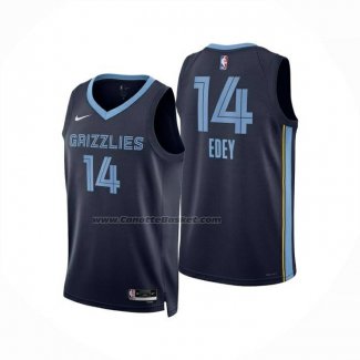 Maglia Memphis Grizzlies Zach Edey No 14 Icon 2025-26 Blu