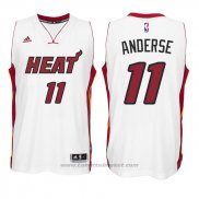 Maglia Miami Heat Chris Anderse #11 Bianco