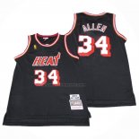 Maglia Miami Heat Ray Allen #34 Mitchell & Ness 2012-13 Nero