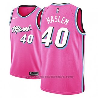 Maglia Miami Heat Udonis Haslem #40 Earned 2018-19 Rosa