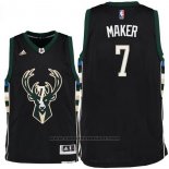 Maglia Milwaukee Bucks Thon Maker #7 Nero