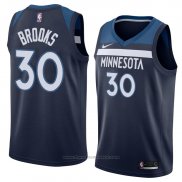 Maglia Minnesota Timberwolves Aaron Brooks #30 Icon 2018 Blu