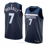 Maglia Minnesota Timberwolves James Nunnally #7 Icon 2017-18 Blu