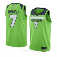 Maglia Minnesota Timberwolves James Nunnally #7 Statement 2018 Verde