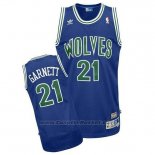 Maglia Minnesota Timberwolves Kevin Garnett #21 Retro Blu Verde