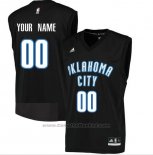 Maglia Moda Nero Oklahoma City Thunder Adidas Personalizzate Nero