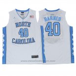 Maglia NCAA North Carolina Tar Heels Harrison Barnes #40 Bianco