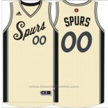 Maglia Natale 2015 San Antonio Spurs Adidas Personalizzate Bianco