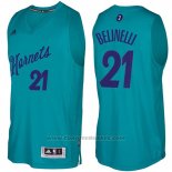 Maglia Natale 2016 Charlotte Hornets Marco Belinelli #21 Blu Canard