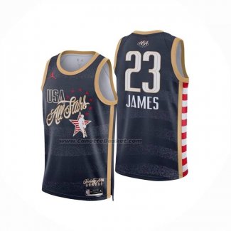 Maglia Nba All Star 2026 Lebron James No 23 Blu