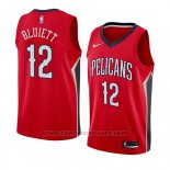 Maglia New Orleans Pelicans Trevon Bluiett #12 Statement 2018 Rosso