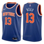 Maglia New York Knicks Joakim Noah #13 Icon 2017-18 Blu