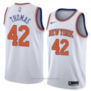 Maglia New York Knicks Lance Thomas #42 Statement 2018 Bianco