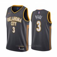 Maglia Oklahoma City Thunder Chris Paul #3 Citta Nero