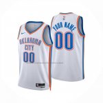 Maglia Oklahoma City Thunder Personalizzate Association 2024-25 Bianco