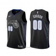 Maglia Orlando Magic Aaron Gordon #00 Citta Nero