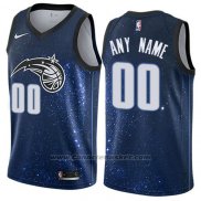 Maglia Orlando Magic Citta 2017-18 Nike Personalizzate Blu