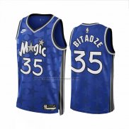 Maglia Orlando Magic Goga Bitadze #35 Classic 2023-24 Blu