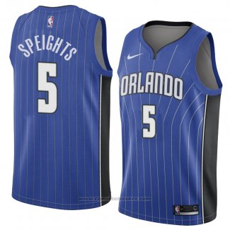 Maglia Orlando Magic Marreese Speights #5 Icon 2018 Blu