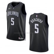 Maglia Orlando Magic Paolo Banchero #5 Citta 2022-23 Nero