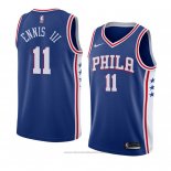 Maglia Philadelphia 76ers James Ennis Iii #11 Icon 2018 Blu
