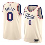 Maglia Philadelphia 76ers Jerryd Bayless #0 Citta 2018 Crema