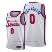 Maglia Philadelphia 76ers Josh Richardson #0 Classic 2019-20 Bianco