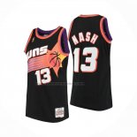 Maglia Phoenix Suns Steve Nash No 13 Mitchell & Ness 1996-97 Nero