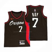 Maglia Portland Trail Blazers Brandon Roy NO 7 Citta 2020-21 Marrone