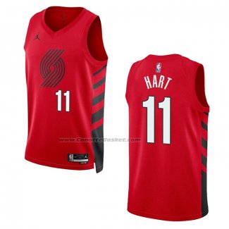 Maglia Portland Trail Blazers Josh Hart #11 Statement 2022-23 Rosso