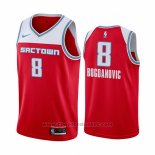 Maglia Sacramento Kings Bogdan Bogdanovic #8 Citta Rosso