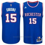 Maglia Sacramento Kings DeMarcus Cousins #15 Retro Blu