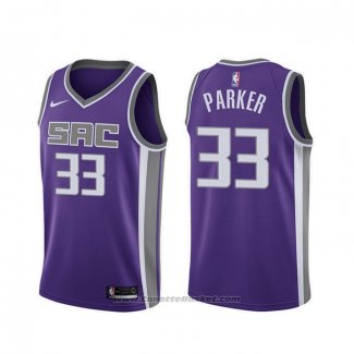 Maglia Sacramento Kings Jabari Parker #33 Icon Violan