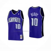 Maglia Sacramento Kings Mike Bibby #10 Mitchell & Ness 2002-03 Viola