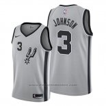 Maglia San Antonio Spurs Keldon Johnson #3 Statement 2019-20 Grigio