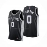Maglia San Antonio Spurs Keldon Johnson No 0 Icon 2025-26 Nero