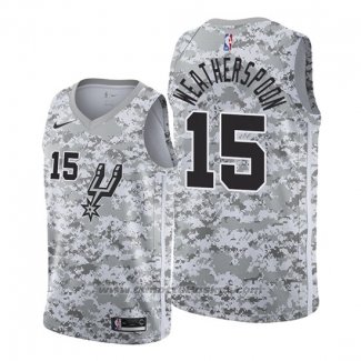 Maglia San Antonio Spurs Quinndary Weatherspoon #15 Earned 2019-20 Camuflaje