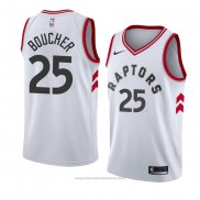 Maglia Toronto Raptors Chris Boucher #25 Association 2018 Bianco