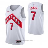 Maglia Toronto Raptors Kyle Lowry #7 Association 2020-21 Bianco