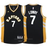 Maglia Toronto Raptors Kyle Lowry #7 Nero Or