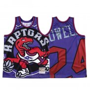 Maglia Toronto Raptors Norman Powell #24 Mitchell & Ness Big Face Viola