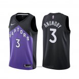 Maglia Toronto Raptors OG Anunoby #3 Earned 2020-21 Nero Viola