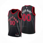 Maglia Toronto Raptors Personalizzate Statement 2024-25 Nero