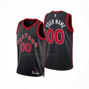 Maglia Toronto Raptors Personalizzate Statement 2024-25 Nero