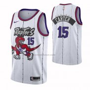 Maglia Toronto Raptors Vince Carter #15 Classic Edition Bianco