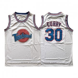 Maglia Tune Squad Stephen Curry #30 Bianco