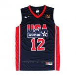 Maglia USA 1992 John Stockton #12 Nero