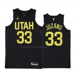 Maglia Utah Jazz Johnny Juzang #33 Statement 2022-23 Nero