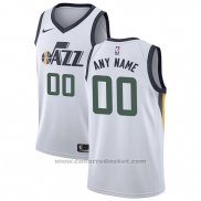 Maglia Utah Jazz Personalizzate 17-18 Bianco