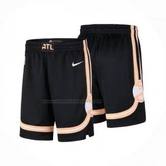 Pantaloncini Atlanta Hawks Citta 2025-26 Nero